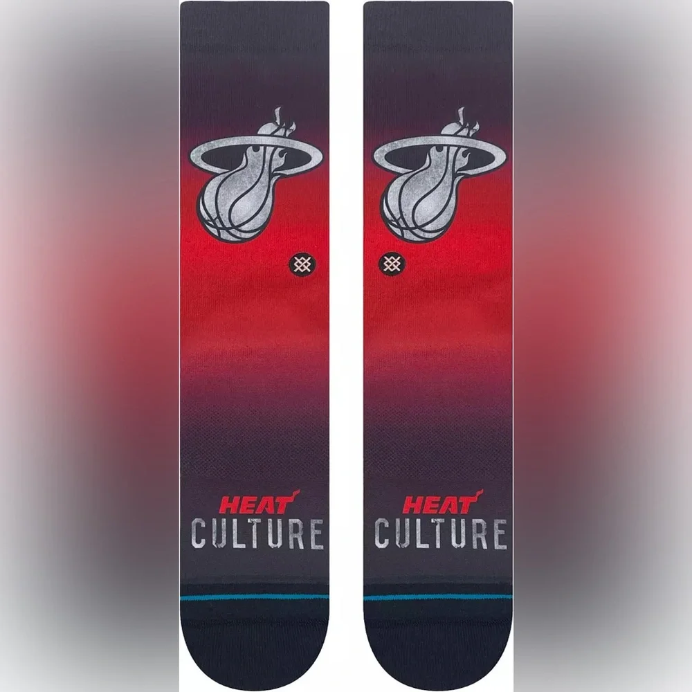Stance Miami Heat City Edition Crew Socks – NWT
